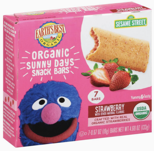 Earth's Best Organic Sunny Days Snack Bars, Strawberry